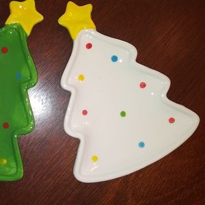 Holiday tree dish, Christmas tree dish, decor Nwt